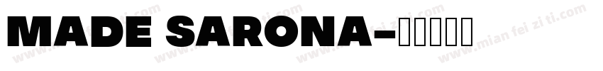 MADE SARONA字体转换